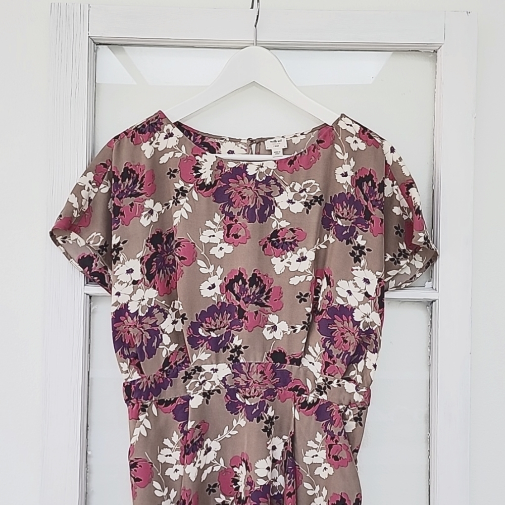 Wilfred silk pleated pocket dress